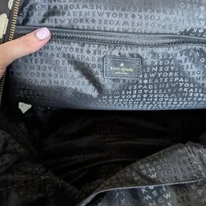 Kate Spade Black and White Backpack with Chic Design kate spade | Bags | Kate Spade Black And White Backpack With  main image 4